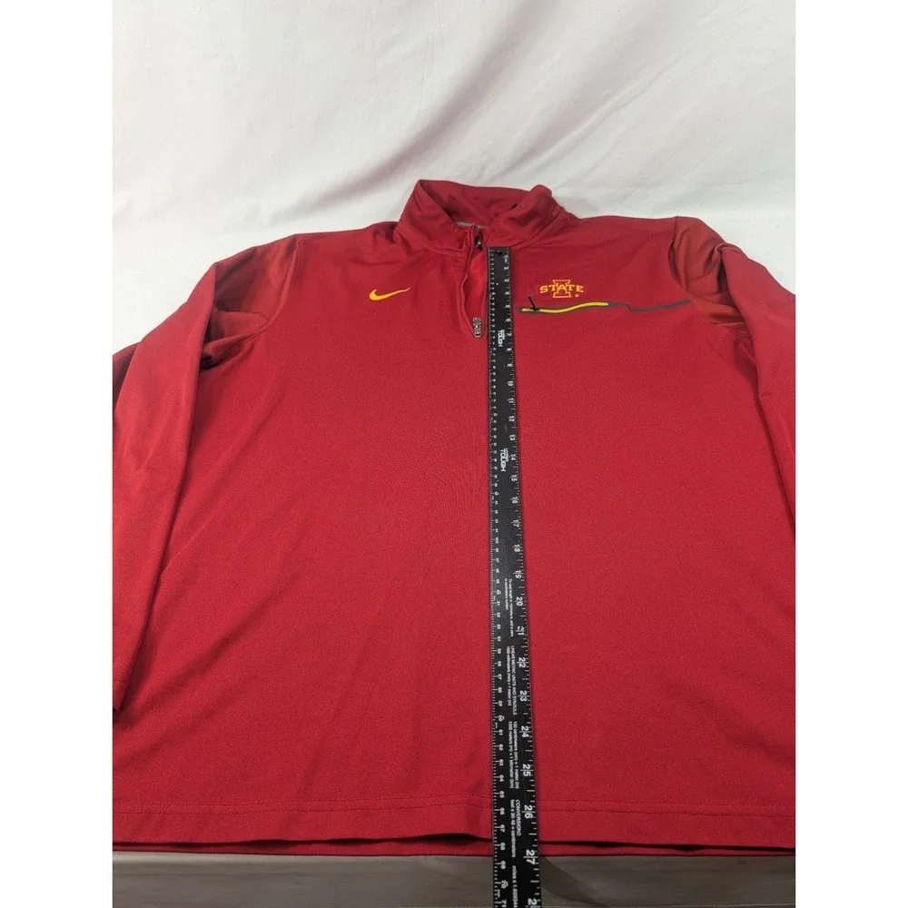 Nike Iowa State Cyclones Men's XXL 1/4 Zip Dri-Fit Red